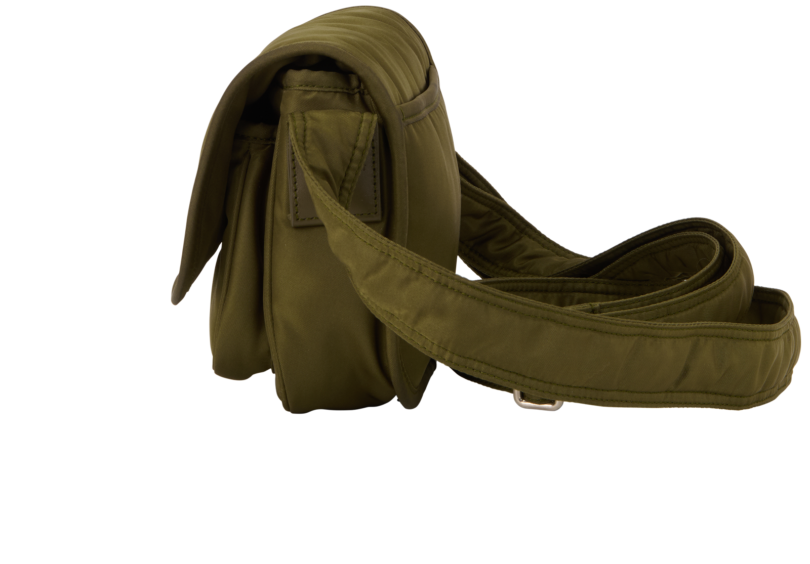 Small Niki Messenger, &pound;595, Handbags, Khaki, Nylon, Bottom view